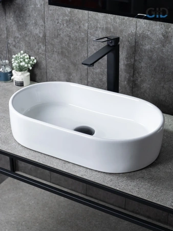 Накладная раковина GID N9020 51209 52x30 фото