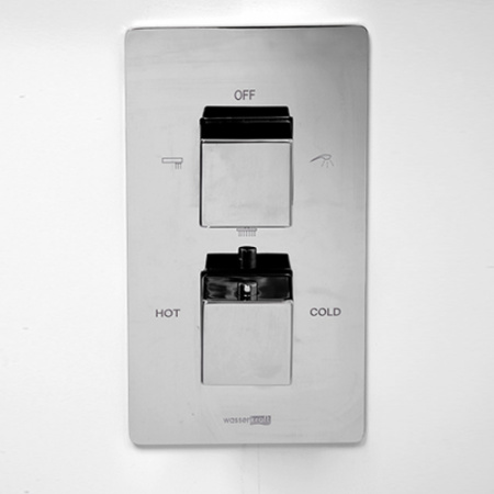 Смеситель для ванны и душа WasserKRAFT Аlme 1544 Thermo фото