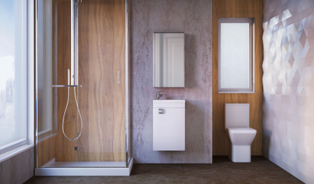 Зеркало-шкаф Raval Kub 40 Kub.03.40/W фото