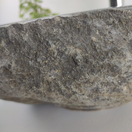 Накладная раковина из речного камня RS0965 (46*41*15) фото