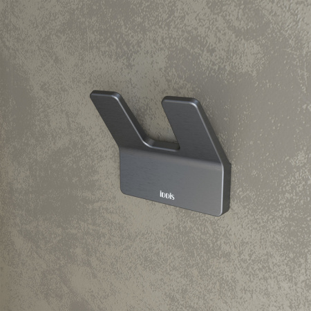 Крючок для ванной двойной Iddis Slide SLIGM20i41 графит фото