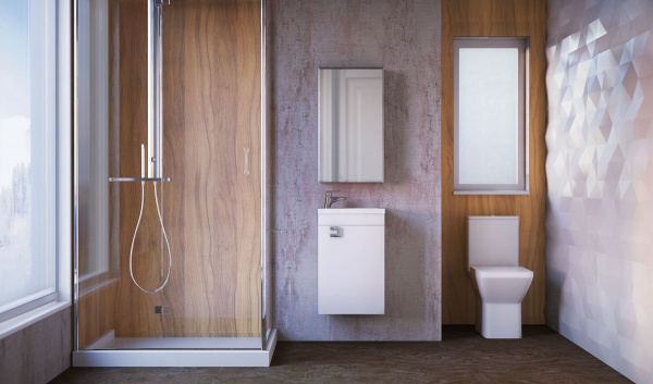 Зеркало-шкаф Raval Kub 40 Kub.03.40/W фото