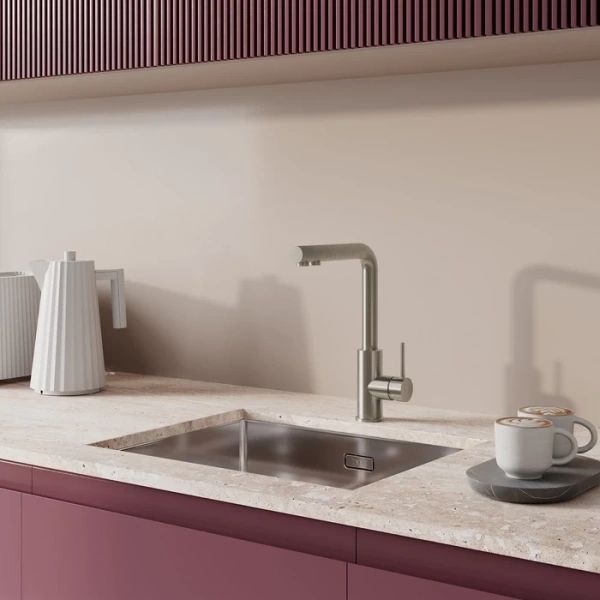 Смеситель для кухни под фильтр Iddis Rule RULSTLFi05 сталь фото