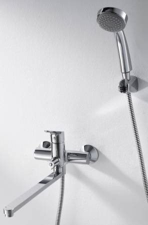 Смеситель для ванны с душем Bravat Drop F64898C-LB фото