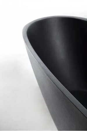 Ванна из искусственого камня Abber Dortmund AM9911B 170x75 черная фото