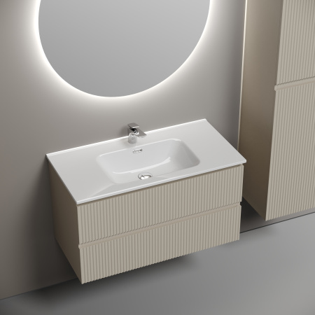 Тумба под раковину Sancos Snob R SNR90CE Beige Soft фото