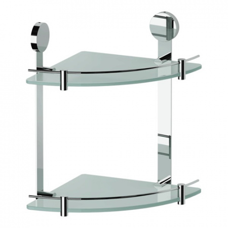 Полка стеклянная угловая двойная Artwelle Harmonia HAR 040 24 см фото