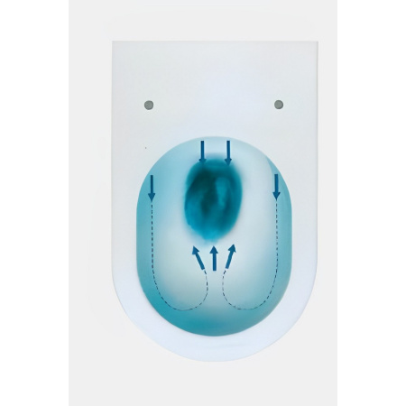 Унитаз подвесной безободковый Cerutti SPA Ticino Aria CT8911 с сиденьем фото