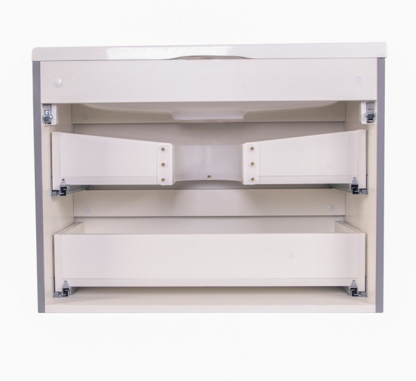 Тумба под раковину Style Line Бергамо мини 70 СС-00002319 серая фото