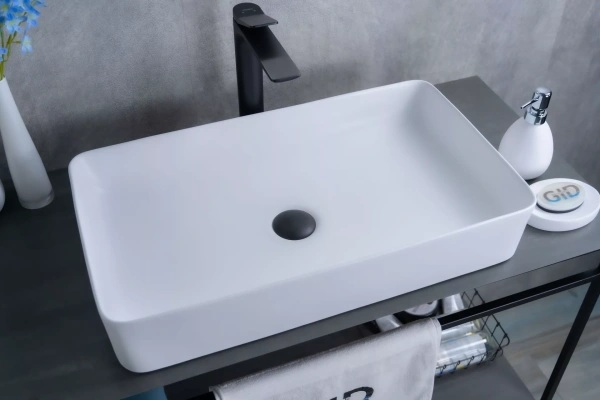 Накладная раковина GID Wm9396 60x34 белая матовая фото