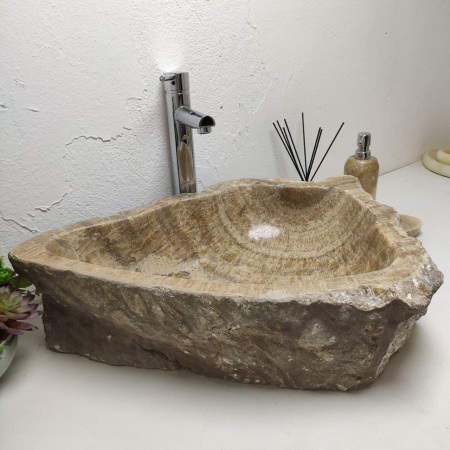 Накладная раковина из оникса Erozy Sunset EO-01310 (66*49*16) фото