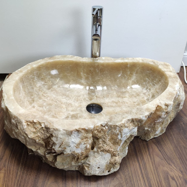 Накладная раковина из оникса Erozy BL EO-01359 (67*46*15) фото