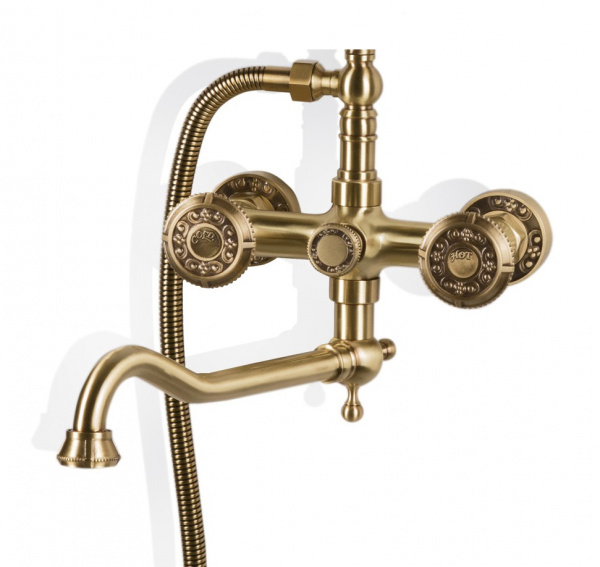 Душевая система (стойка) Bronze de Luxe Royal 10121DF/1 фото