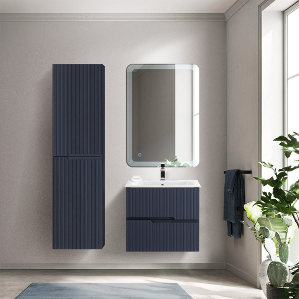 Тумба под раковину Cezares Duet 80 DUET-N-800-2C-SO-GR-P 80 см, Grafito фото