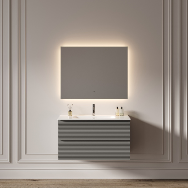 Зеркало с подсветкой Sancos Square 2.0 SQ2.900 90x70 фото