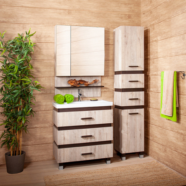 Тумба с раковиной Бриклаер Техас 70 см фото