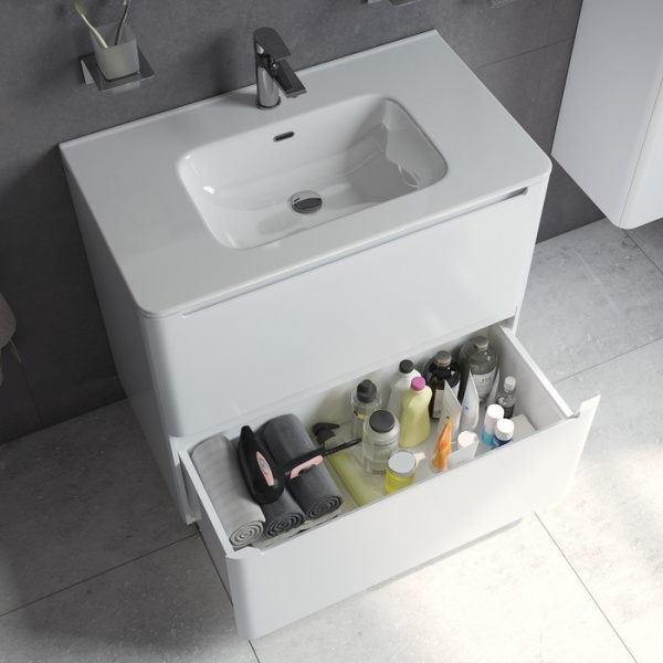 Тумба с раковиной Iddis Edifice EDI80WFi95K 80 см фото