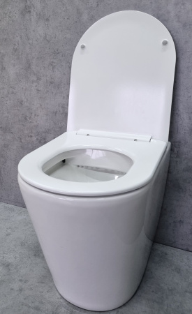 Унитаз приставной CeramaLux NS-3178 с сиденьем soft close фото