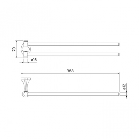 Полотенцедержатель Iddis Male MALSS20i49 фото