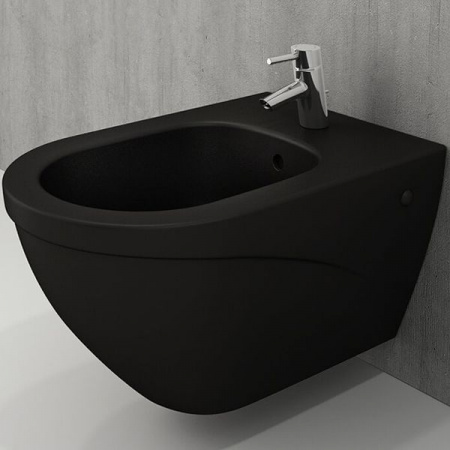 Биде подвесное Bocchi Taormina Arch 1121-004-0120 черное матовое фото
