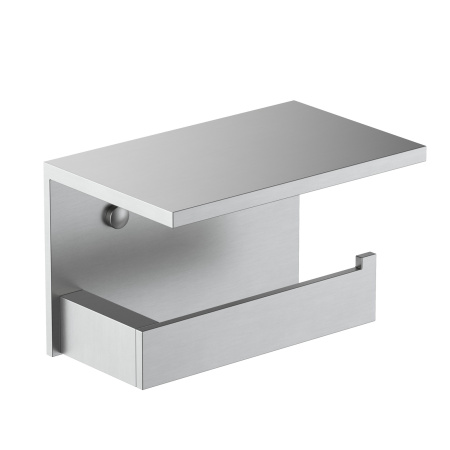 Держатель для туалетной бумаги с полочкой Timo Petruma 15243/13 Никель фото