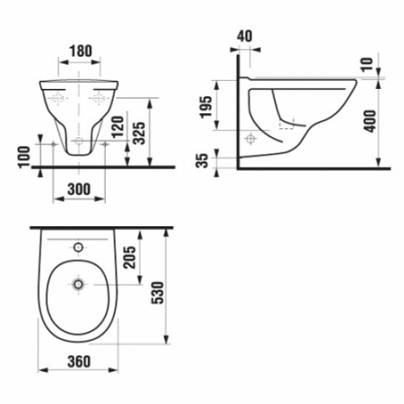 Биде подвесное Jika Lyra 3037.1.000.000.1 фото