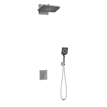 Душевая система скрытого монтажа с термостатом Vincea Inspire VSFW-3I21MT4CH хром фото