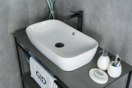 Накладная раковина GID 9217 61х34 фото