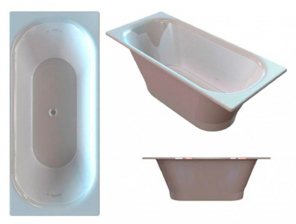 Ванна из литьевого мрамора Romance Collection Ambra 1570700590W 157x70 фото