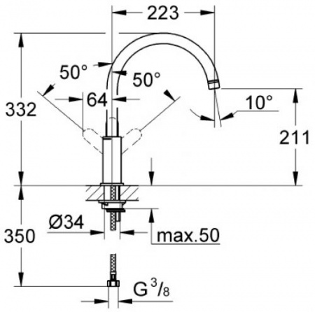 Смеситель для кухни Grohe BauEdge 31367000 фото