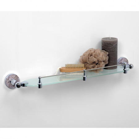 Полка стеклянная с бортиком WasserKRAFT Nau K-7744 фото