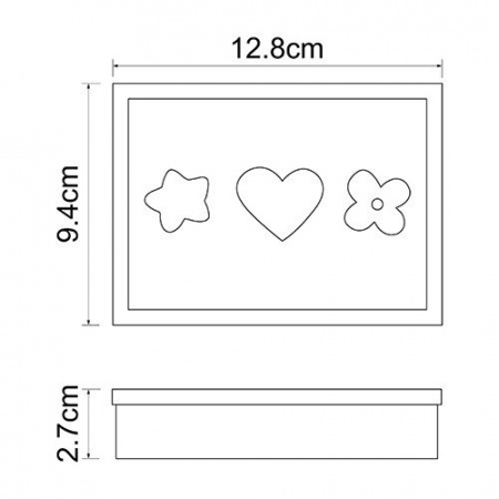 Мыльница настольная WasserKRAFT Ammer K-6429 фото