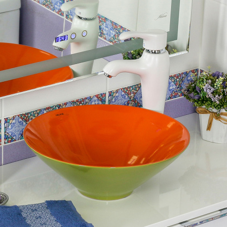 Накладная раковина Melana MLN-T4006-B8+B3 фото