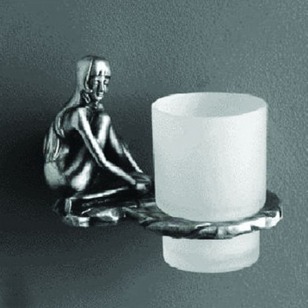 Стакан для зубных щеток Art&Max Juno AM-B-0714-T серебро фото