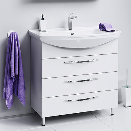 Тумба с раковиной Aqwella Аллегро 75 Agr.01.07/3 фото