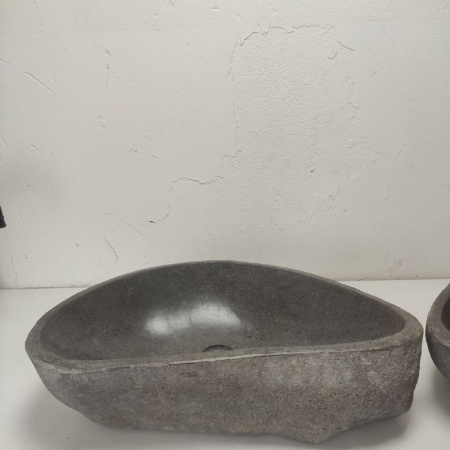 Раковина из речного камня RS01949 (57*34*15) фото