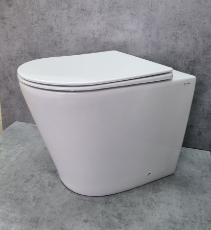 Унитаз приставной CeramaLux NS-3178 с сиденьем soft close фото