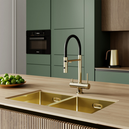 Смеситель для кухни под фильтр Iddis Ace ACEMGFFi05 матовое золото фото