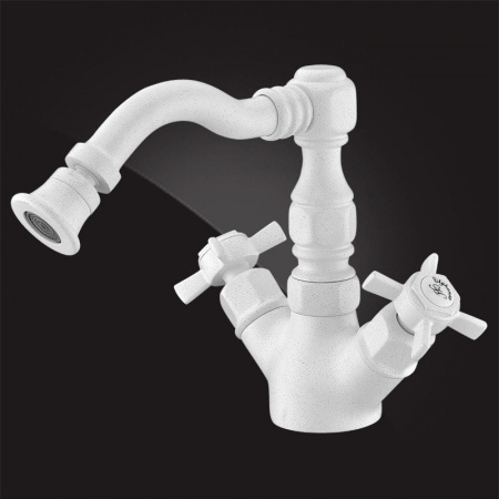 Смеситель для биде двухвентильный Elghansa Praktik 49A2660-Stone White фото