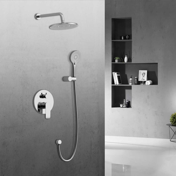 Душевая система скрытого монтажа Vincea Esse VSFW-1E1CH хром фото