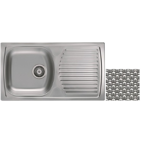 Мойка для кухни Alveus Basic 170 (Leinen), слив 90 мм фото