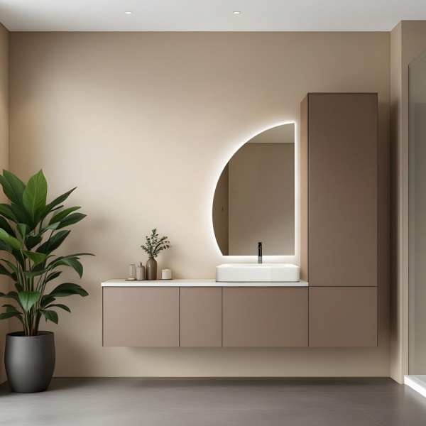 Зеркало с подсветкой Abber Teil AG6504SL, бесконтактный выключатель фото