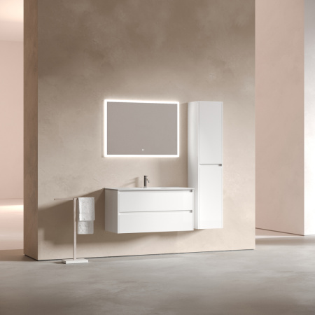 Тумба под раковину Sancos Libra LB100W белая фото