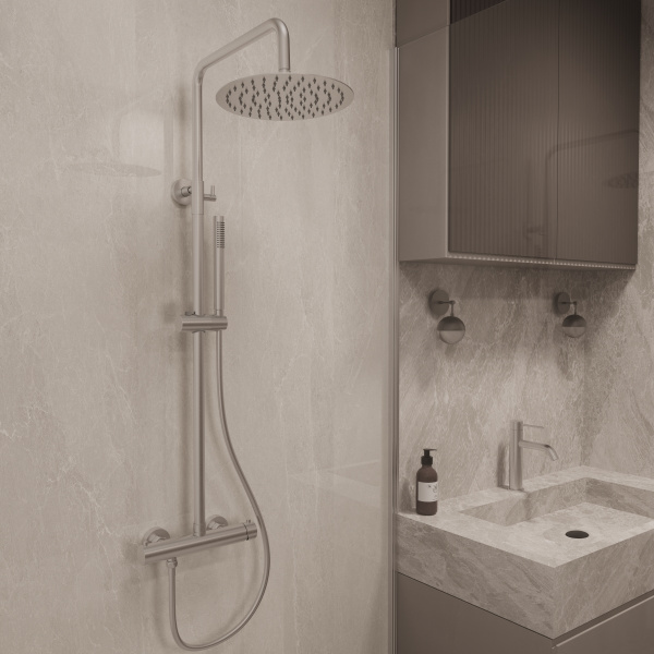 Душевая система Vincea City VSFS-4CT1BN брашированный никель фото