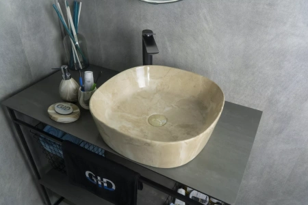 Накладная раковина GID MNC544 44х44 фото
