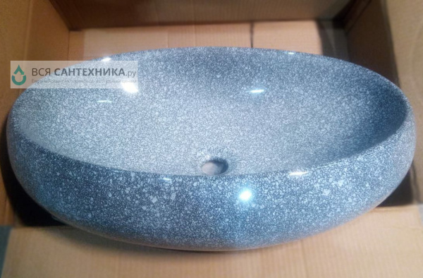 Накладная раковина CeramaLux MNC 170 59х40 фото