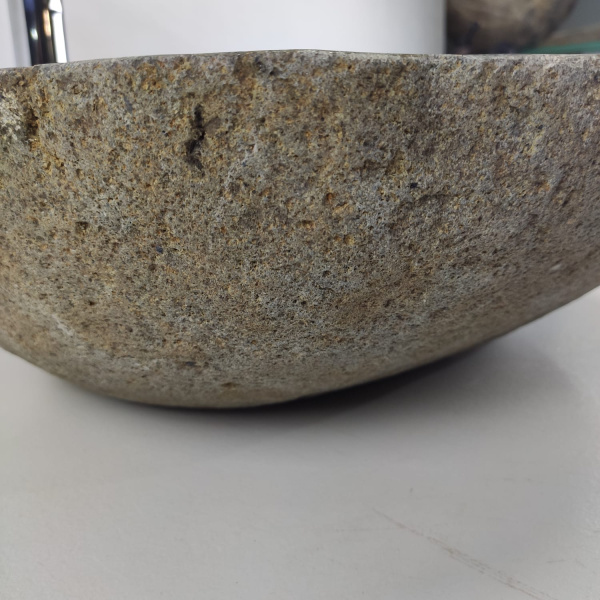 Накладная раковина из речного камня RS0970 (54*47*16) фото