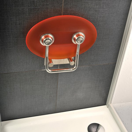 Унивеpсальное сиденье для душа Ravak Ovo-P B8F0000005 оранжевое фото