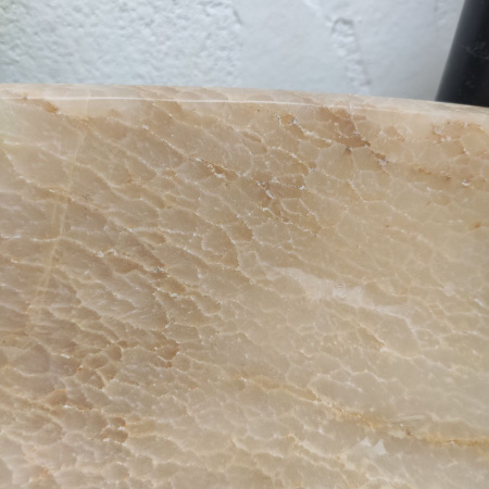 Накладная раковина из оникса Oval Yellow OY-01587 (53*38*15) фото