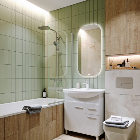 Зеркало с подсветкой Aqwella Soul SOUL0255 55x100 фото